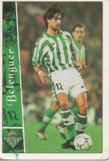 Cromo E003780: Trading Card. Las Fichas de la Liga 2003. nº 145 Belenguer, Real Betis