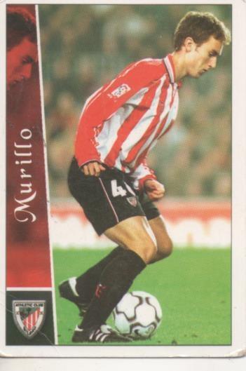 Cromo E003801: Trading Card. Las Fichas de la Liga 2003. nº 227 Murillo, Athletic Club de Bilbao