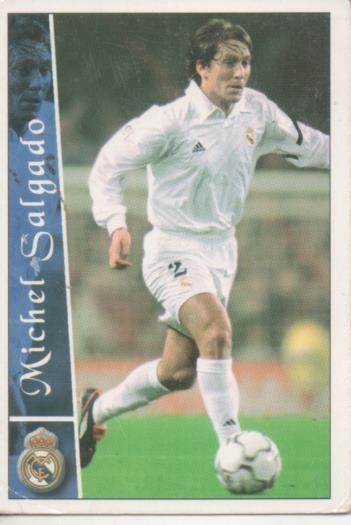 Cromo E003755: Trading Card. Las Fichas de la Liga 2003. nº 60 Michel Salgado, Real Madrid