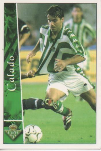 Cromo E003782: Trading Card. Las Fichas de la Liga 2003. nº 151 Calado, Real Betis