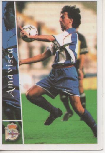 Cromo E003754: Trading Card. Las Fichas de la Liga 2003. nº 49 Amavisca, R.C. Deportivo La Coruña