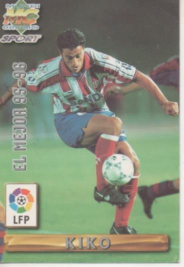 Cromo E003717: Trading Card. Las Fichas de la Liga 96-97. nº 400 El Mejor 95-96- Kiko