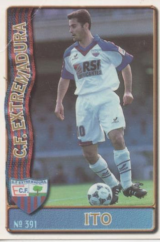 Cromo E003706: Trading Card. Las Fichas de la Liga 96-97. nº 391 Ito, C.F. Extremadura