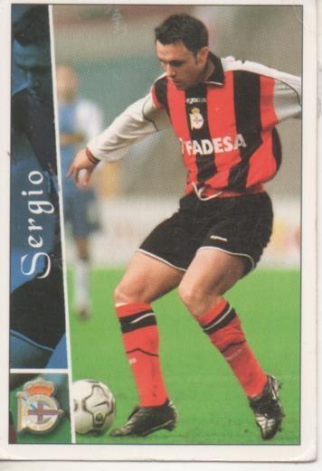 Cromo E003749: Trading Card. Las Fichas de la Liga 2003. nº 44 Sergio, R.C. Deportivo La coruña