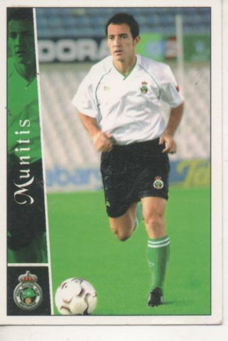 Cromo E003885: Trading Card. Las Fichas de la Liga 2003. nº 498 Munitis, Real Racing Club de Santander