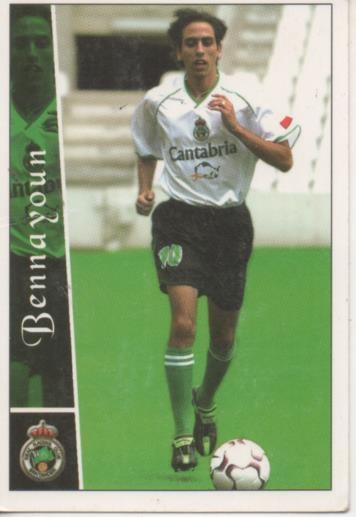 Cromo E003891: Trading Card. Las Fichas de la Liga 2003. nº 505 Bennayoun, Real Racing Club de Santander