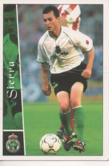 Cromo E003890: Trading Card. Las Fichas de la Liga 2003. nº 504 Sierra, Real Racing Club de Santander