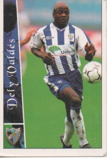 Cromo E003828: Trading Card. Las Fichas de la Liga 2003. nº 267 Dely Valdés, Málaga C. F.