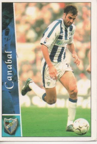 Cromo E003827: Trading Card. Las Fichas de la Liga 2003. nº 266 Canabal, Málaga C.F.