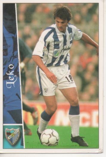 Cromo E003819: Trading Card. Las Fichas de la Liga 2003. nº 258 Leko, Málaga C.F.