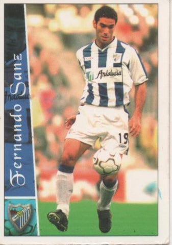 Cromo E003814: Trading Card. Las Fichas de la Liga 2003. nº 251 Fernando Sanz, Málaga C.F.