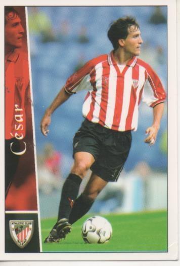 Cromo E003809: Trading Card. Las Fichas de la Liga 2003. nº 239 César, Athletic Club de Bilbao