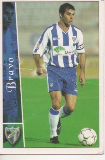 Cromo E003118: Trading Card. Las Fichas de la Liga 2003. nº 256 Bravo, Málaga C.F.