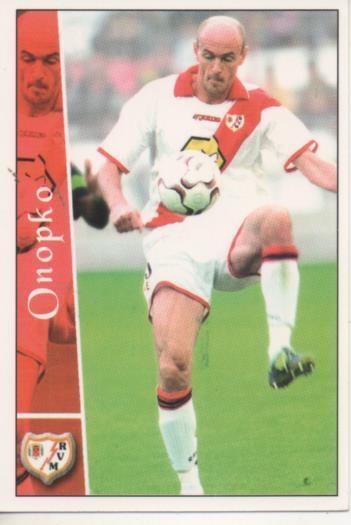 Cromo E003831: Trading Card. Las Fichas de la Liga 2003. nº 281 Onopko, Rayo Vallecano de Madrid