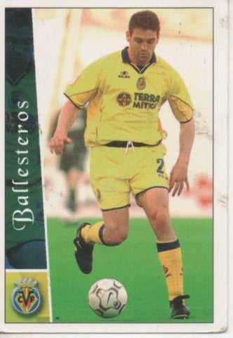 Cromo E003855: Trading Card. Las Fichas de la Liga 2003. nº 386 Ballesteros, Real Villarreal