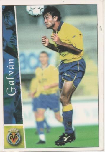 Cromo E003854: Trading Card. Las Fichas de la Liga 2003. nº 385 Galván, Real Villarreal