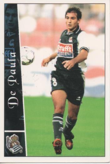 Cromo E003850: Trading Card. Las Fichas de la Liga 2003. nº 346 De Paula, Real Sociedad