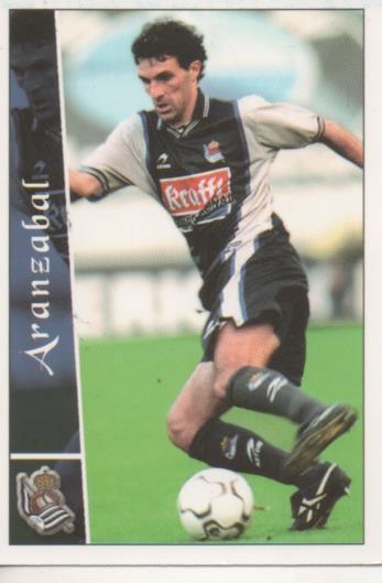 Cromo E003846: Trading Card. Las Fichas de la Liga 2003. nº 332 Aranzabal, Real Sociedad