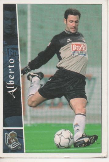 Cromo E003845: Trading Card. Las Fichas de la Liga 2003. nº 328 Alberto, Real Sociedad