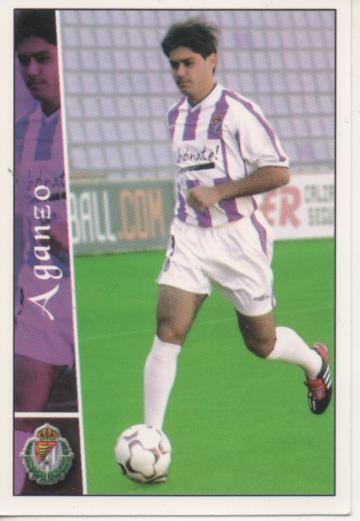 Cromo E003843: Trading Card. Las Fichas de la Liga 2003. nº 321 Aganzo, Real Valladolid