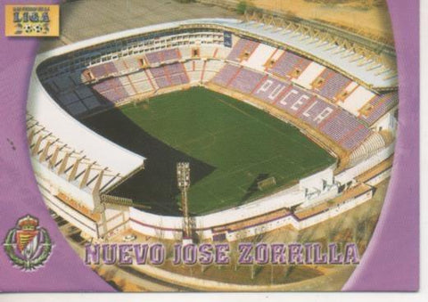 Cromo E003838: Trading Card. Las Fichas de la Liga 2003. nº 299 Campo Nuevo José Zorrilla, Real Valladolid