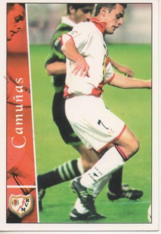 Cromo E003837: Trading Card. Las Fichas de la Liga 2003. nº 290 Camuñas, Rayo Vallecano de Madrid