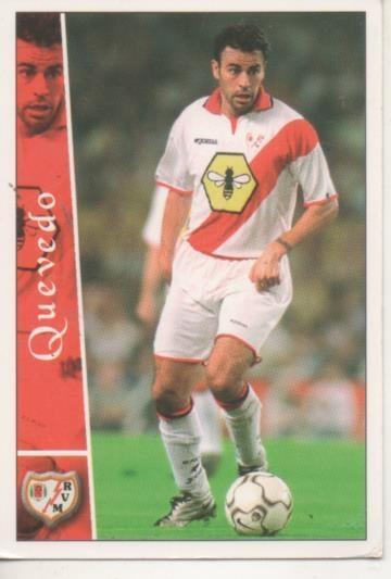 Cromo E003836: Trading Card. Las Fichas de la Liga 2003. nº 3836 Quevedo, Rayo Vallecano de Madrid