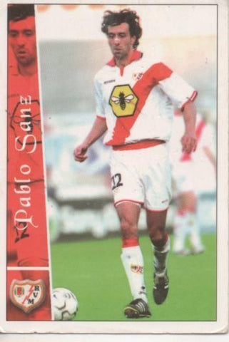 Cromo E003835: Trading Card. Las Fichas de la Liga 2003. nº 287 Pablo Sanz, Rayo Vallecano de Madrid