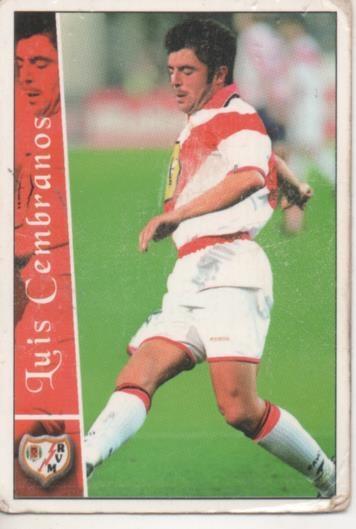 Cromo E003834: Trading Card. Las Fichas de la Liga 2003. nº 285 Luis Cembranos, Rayo Vallecano de Madrid