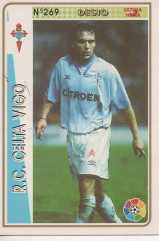 Cromo E003553: Trading Card. Las Fichas de la Liga 94-95. nº 269 Desio, R.C. Celta de Vigo