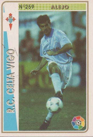 Cromo E003551: Trading Card. Las Fichas de la Liga 94-95. nº 259 Alejo, R.C. Celta Vigo