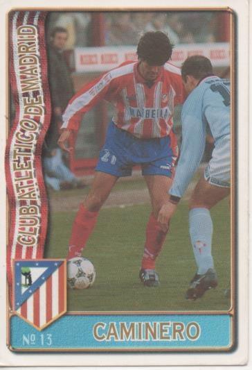 Cromo E003586: Trading Card. Las Fichas de la Liga 96-97. nº 13 Caminero, Club Atl de Madrid