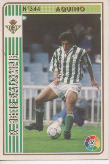 Cromo E003569: Trading Card. Las Fichas de la Liga 94-95. nº 344, R.Betis Balonpié