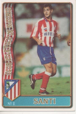 Cromo E003579: Trading Card. Las Fichas de la Liga 96-97. nº 8 Santi, Club Atl de Madrid