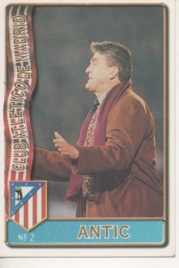 Cromo E003571: Trading Card. Las Fichas de la Liga 96-97. nº 2 Antic, Club At. De Madrid