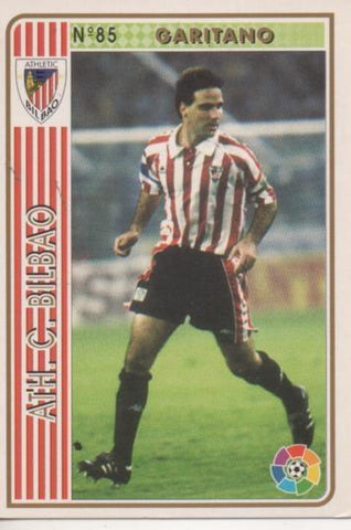 Cromo E003510: Trading Card. Las Fichas de la Liga 94-95. nº 85 Garitano, Ath.C. Bilbao