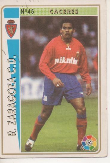 Cromo E003497: Trading Card. Las Fichas de la Liga 94-95. nº 45 Caceres, R.Zaragoza