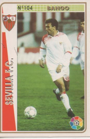 Cromo E003516: Trading Card. Las Fichas de la Liga 94-95. nº 104 Banco, Sevilla F.C.