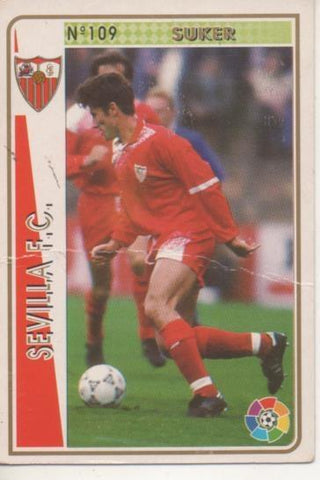 Cromo E003517: Trading Card. Las Fichas de la Liga 94-95. nº 109 Suker, Sevilla F.C. 