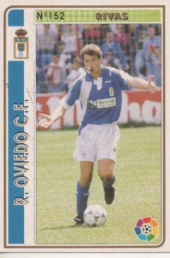 Cromo E003529: Trading Card. Las Fichas de la Liga 94-95. nº 152 Rivas, R.Oviedo C.F. 