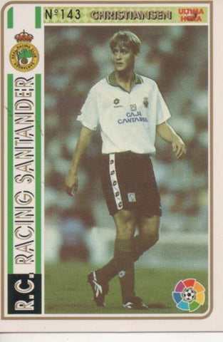 Cromo E003528: Trading Card. Las Fichas de la Liga 94-95. nº 143 Christiansen, R.C. Racing Santander