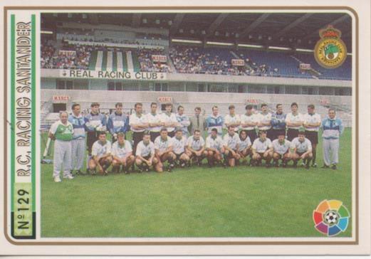 Cromo E003523: Trading Card. Las Fichas de la Liga 94-95. nº 129 R.C. Racing Santander 1913