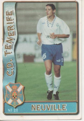 Cromo E003593: Trading Card. Las Fichas de la Liga 96-97. nº 89 Neuville, C.D. Tenerife