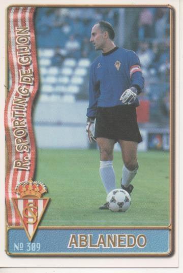 Cromo E003670: Trading Card. Las Fichas de la Liga 96-97. nº 309, R.Sporting de Gijón