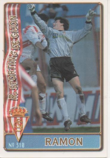 Cromo E003672: Trading Card. Las Fichas de la Liga 96-97. nº 310 Ramon, R. Sporting de Gijón