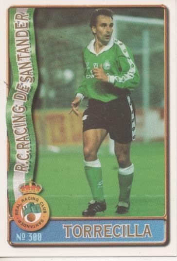 Cromo E003660: Trading Card. Las Fichas de la Liga 96-97. nº 300 Torrecilla, R.C. Racing de Santander