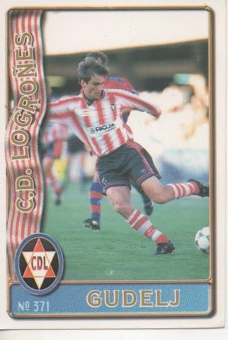 Cromo E003698: Trading Card. Las Fichas de la Liga 96-97. nº 371 Gudelj, C.D. Logroñes