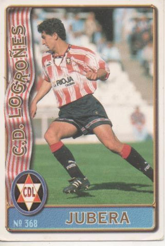 Cromo E003697: Trading Card. Las Fichas de la Liga 96-97. nº 368 Jubera, C.D. Logroñes