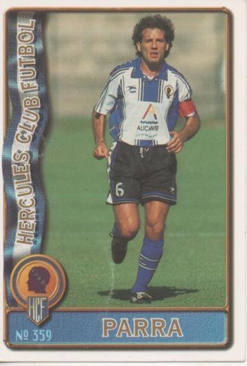 Cromo E003695: Trading Card. Las Fichas de la Liga 96-97. nº 359 Parra, Hercules C.F.