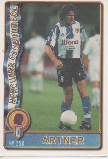 Cromo E003694: Trading Card. Las Fichas de la Liga 96-97. nº 358 Artner, Hercules C.F. 